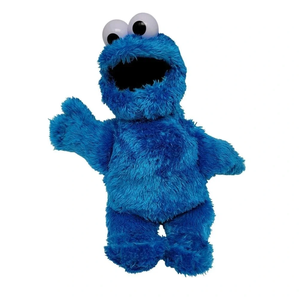 Sesame Street Feed Me Singing Cookie Monster Plush Interactive E1961 Vibrates‎